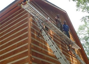 log home restoration Columbia